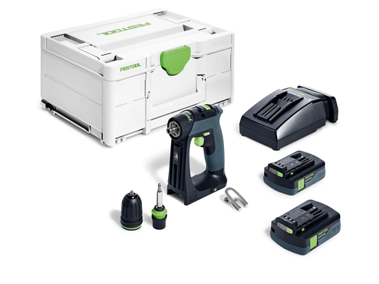 Изображение Urbjmašīna-skrūvgriezis Festool CXS 18 C 3,0-Plus 18 V; 2x3,0 Ah akum.