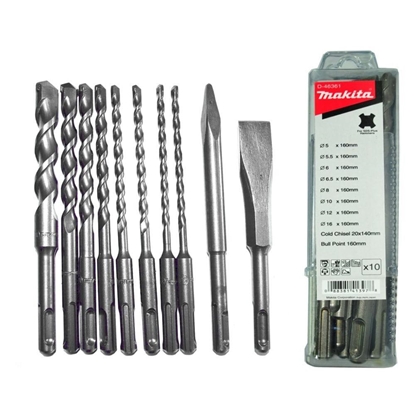 Изображение Wierto Makita MAKITA ZEST.WIERT.SDS+DUTA 10szt. MD-46361