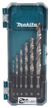 Picture of Urbju komplekts metālam Makita D-78346; 2-8 mm; 6 gab.