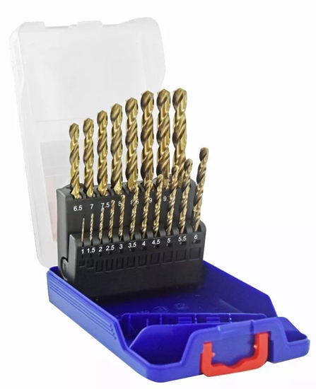 Изображение Urbju komplekts metālam Tivoly 11451970015; 1-10 mm; 19 gab.