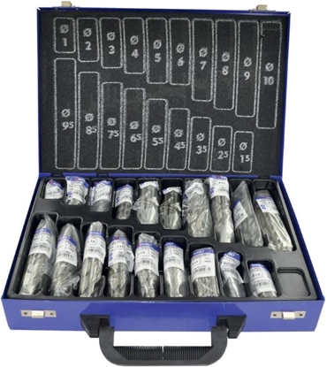 Attēls no Urbju komplekts metālam Tivoly 11451970024; 1-10 mm; 170 gab.