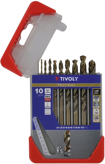 Picture of Urbju komplekts metālam Tivoly CLIPSTER PRO; HSCOB; 1-10 mm; 10 gab.