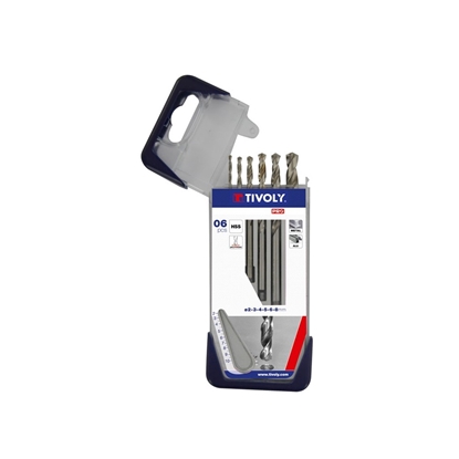 Picture of Urbju komplekts metālam Tivoly CLIPSTER PRO; HSS; 2-8 mm; 6 gab.