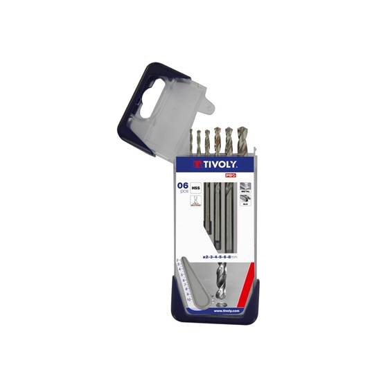 Picture of Urbju komplekts metālam Tivoly CLIPSTER PRO; HSS; 2-8 mm; 6 gab.