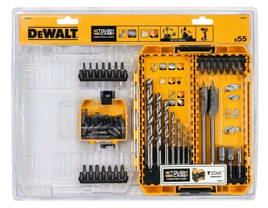 Picture of Urbju un skrūvgriežu uzgaļu komplekts DeWalt DT70757-QZ; 55 gab.