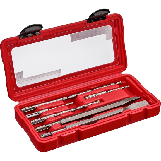 Picture of Urbju un skrūvgriežu uzgaļu komplekts Einhell 49109166; SDS-plus; 6 gab.