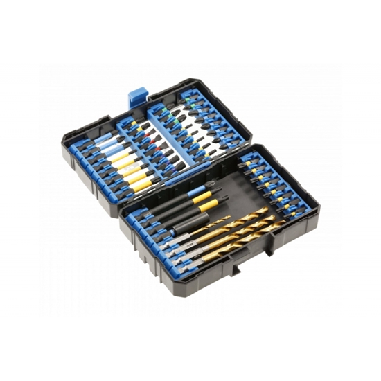 Picture of Urbju un skrūvgriežu uzgaļu komplekts Hogert HT1S803; 56 gab.