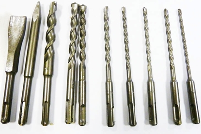 Picture of Urbju un skrūvgriežu uzgaļu komplekts Makita; SDS-Plus 10 gab.