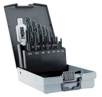 Picture of Urbju un vītngriežu komplekts Tivoly TFT TSX HSS; 14 gab. +  turētājs