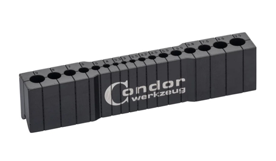 Изображение Urbšanas šablons Condor Werkzeug C9699; 3,0-9,5 mm