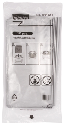 Picture of Utilizācijas maisi putekļsūcējam Makita 195432-5; 10 gab.