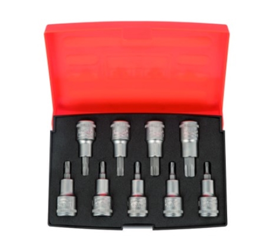 Picture of Uzgaļu komplekts Bahco S9TORX; 1/2''; T20-T60; 9 gab.
