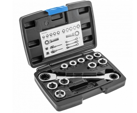 Picture of Uzgaļu komplekts Hogert HT1R490; 8,0-18 mm; 11 gab.