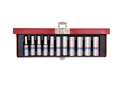 Picture of Uzgaļu komplekts King Tony 2511MR; 1/4''; 11 gab.