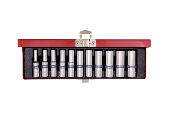 Picture of Uzgaļu komplekts King Tony 2511MR; 1/4''; 11 gab.