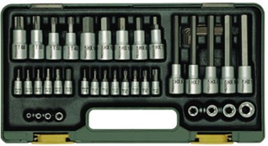 Изображение Uzgaļu komplekts Proxxon 1/4'' TX un HX 42-daļīgs