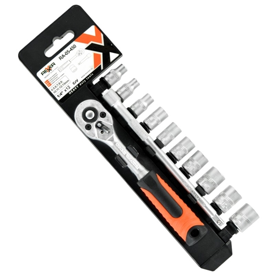 Picture of Uzgaļu komplekts Rexxer RA-05-450; 1/4''; 12 gab.