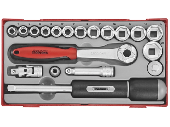 Picture of Uzgaļu komplekts Teng Tools TT3819; 19 gab.