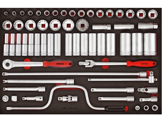 Picture of Uzgaļu komplekts Teng Tools TTESK63; EVA; 63 gab.