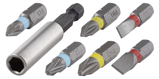 Picture of Uzgaļu komplekts Wolfcraft; SL/PH/PZ; 7 gab.