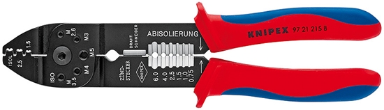 Изображение Uzgaļu presēšanas knaibles Knipex 9721215B