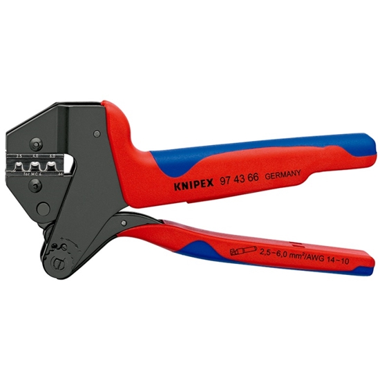 Изображение Uzgaļu presēšanas knaibles Knipex 974366; 200 mm