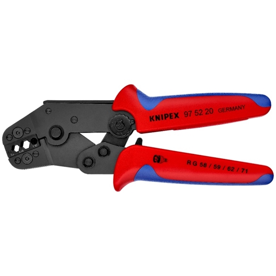 Изображение Uzgaļu presēšanas knaibles Knipex 975220; 195 mm