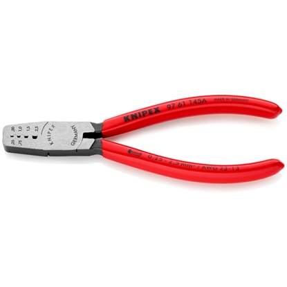 Изображение Uzgaļu presēšanas knaibles Knipex 9761145A; 145 mm