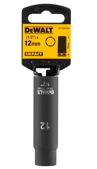 Picture of Uzgriežņa galviņa DeWalt DT7546-QZ; 1/2''; 12 mm; 78 mm