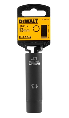 Attēls no Uzgriežņa galviņa DeWalt DT7547-QZ; 1/2''; 78 mm; 13 mm