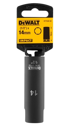 Attēls no Uzgriežņa galviņa DeWalt DT7548-QZ; 1/2''; 78 mm; 14 mm