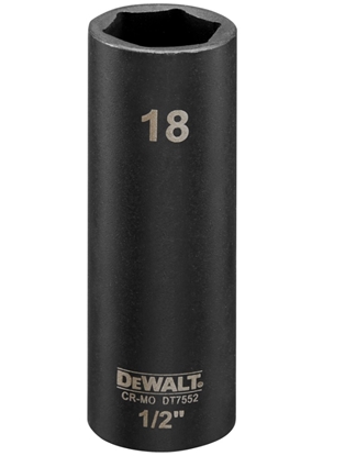 Attēls no Uzgriežņa galviņa DeWalt DT7552-QZ; 1/2''; 78 mm; 18 mm
