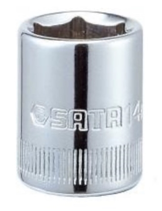 Attēls no Uzgriežņa galviņa Sata S11301; 1/4''; 3,5 mm