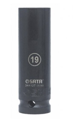 Attēls no Uzgriežņa galviņa Sata S34412T; 1/2''; 19 mm; pagarināts