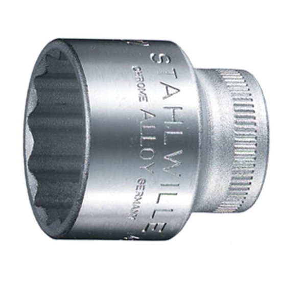 Picture of Uzgriežņa galviņa Stahlwille 02410040; 3/8''; 3/4''