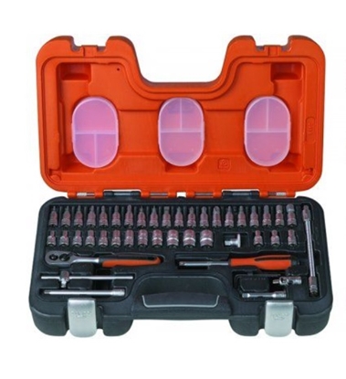 Изображение Uzgriežņa galviņu komplekts Bahco S460; 1/4''; 46 gab.