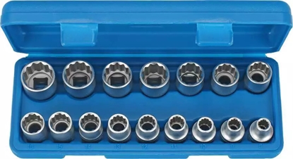 Изображение Uzgriežņa galviņu komplekts Condor Werkzeug C1016/12K; 1/2''; 8-24 mm; 16 gab.