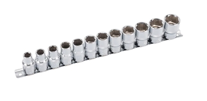 Изображение Uzgriežņa galviņu komplekts Condor Werkzeug C27100; 1/2''; 10-22 mm; 12 gab.