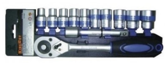 Picture of Uzgriežņa galviņu komplekts KingRoy KR012MSA; 1/2''; 12 gab.