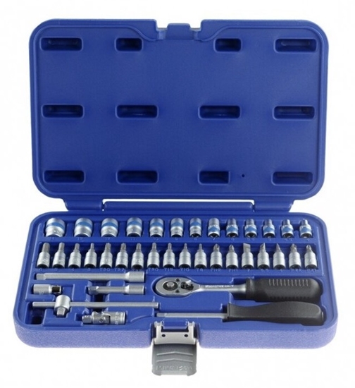 Picture of Uzgriežņa galviņu komplekts KingRoy KR038MDA; 1/4''; 38 gab.