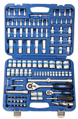 Picture of Uzgriežņa galviņu komplekts KingRoy KR108MDA; 1/4''+1/2''; 108 gab.