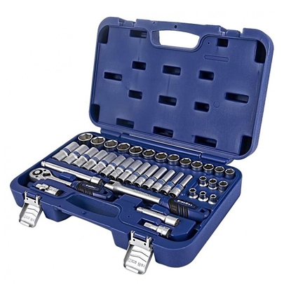 Picture of Uzgriežņa galviņu komplekts KingRoy KR30183039; 3/8''; 39 gab.