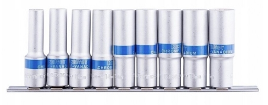 Picture of Uzgriežņa galviņu komplekts KingRoy KR317629; 1/2''; 9 gab.