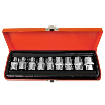 Picture of Uzgriežņa galviņu komplekts Rexxer RA-04-342; E10-E24; 9 gab.