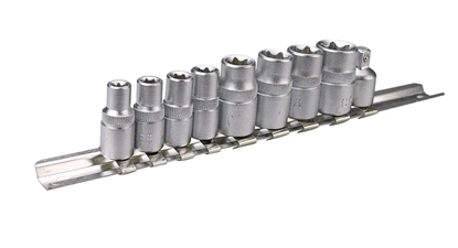 Picture of Uzgriežņa galviņu komplekts Topex 39D375; E5-E16; 9 gab.