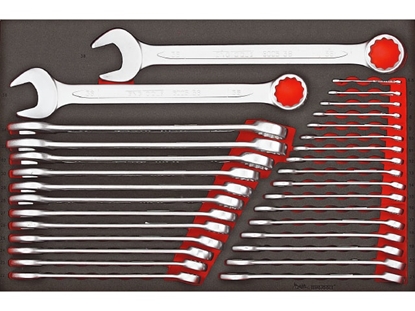 Picture of Uzgriežņu atslēgu komplekts Teng Tools TTESP31; EVA; 31 gab.