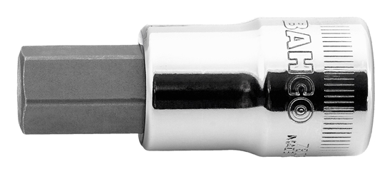 Изображение Uzgriežņu galviņa ar uzgali Bahco 7809M; 1/2''; HEX6