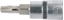 Picture of Uzgriežņu galviņa ar uzgali Yato YT-04305; 1/4''; T25
