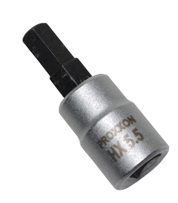 Изображение Uzgriežņu galviņa ar uzgali Proxxon 23748; 1/4''; HEX 5,5 mm