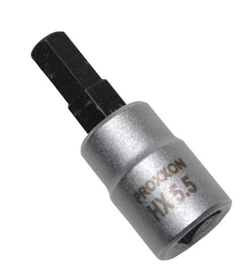 Изображение Uzgriežņu galviņa ar uzgali Proxxon 23748; 1/4''; HEX 5,5 mm